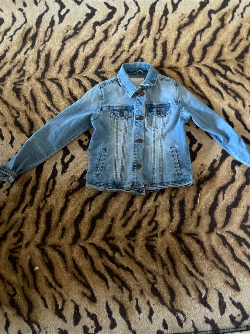 Copper Key Light Blue Denim Jacket for Kids